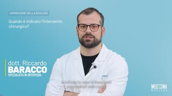 L'intervento di correzione della scoliosi