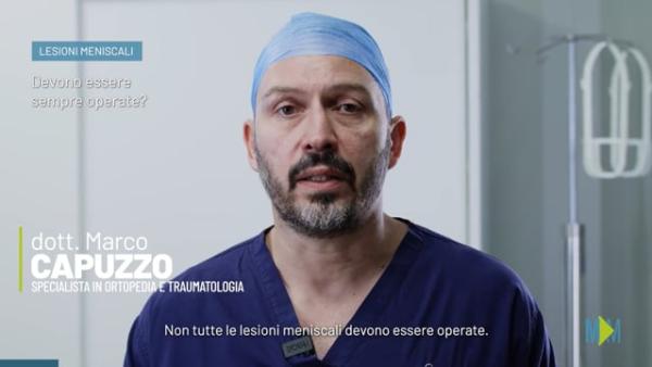 Le lesioni del menisco: devo essere sempre operate?