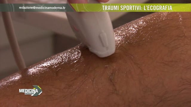 Dottoressa Carla Scottà - esame ecografico del trauma sportivo